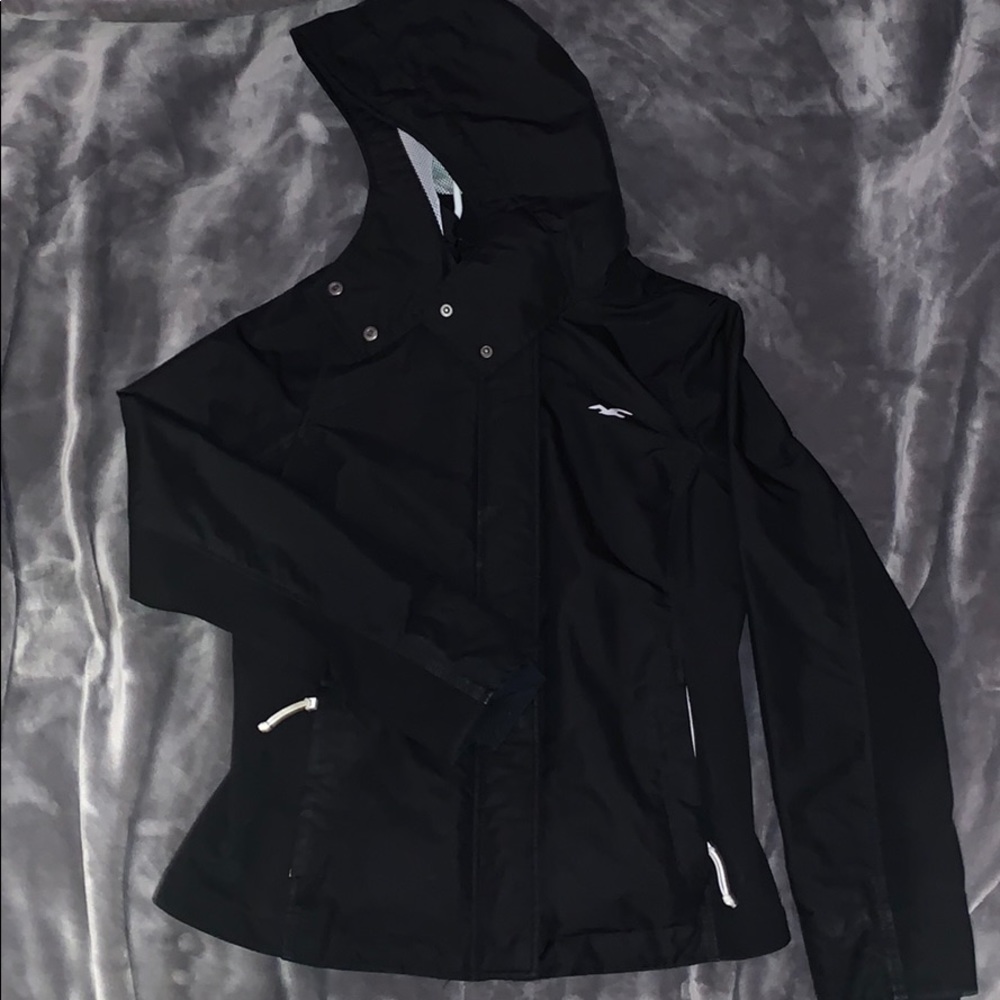 Black Hollister All-Weather Jacket
